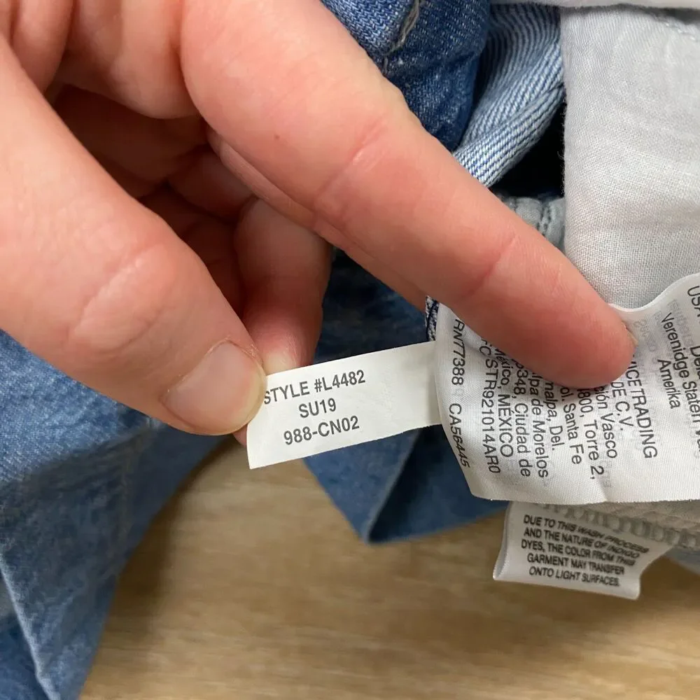 NWT‎ Madewell Petite Denim Coverall Romper Women's Size LP - Picture 12 of 13